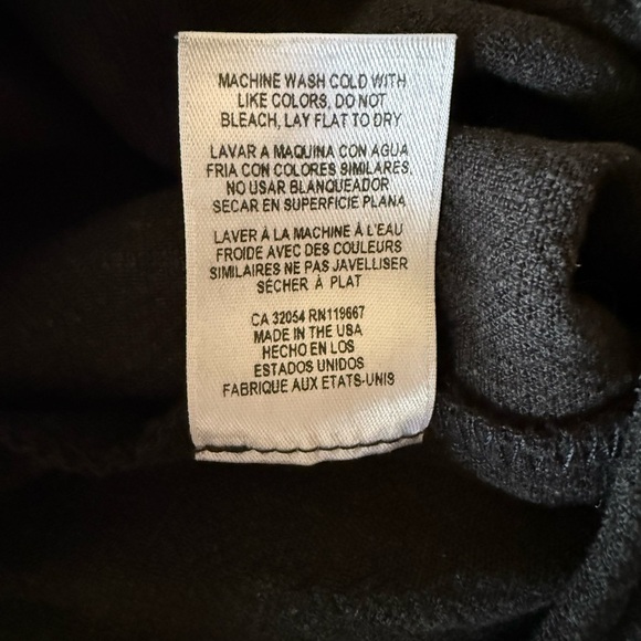 Rachel Pally Rayon/Linen Remy Romper with Front Pockets in Washed Out Black in S - Picture 7 of 11